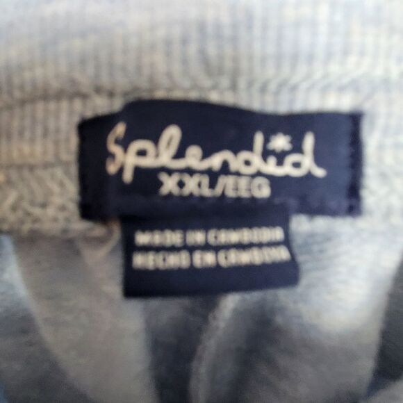 Splendid Jogger Sweatpants Camo Stripe Heather Blue XXL - Picture 3 of 5